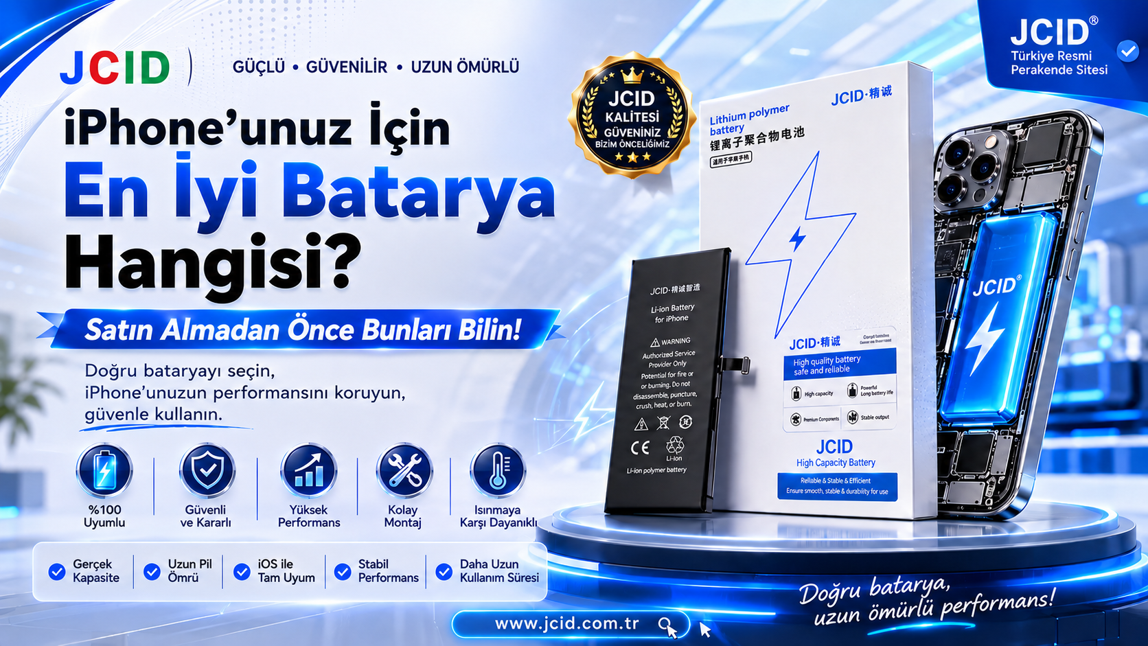 iPhone Batarya Rehberi: Batarya Sağlığı, Değişimi ve Yüksek Kapasiteli Pil Seçimi