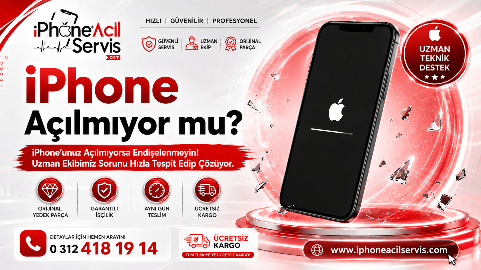 iPhone Açılmıyor: Nedenleri, Çözümü ve Profesyonel Teknik Servis