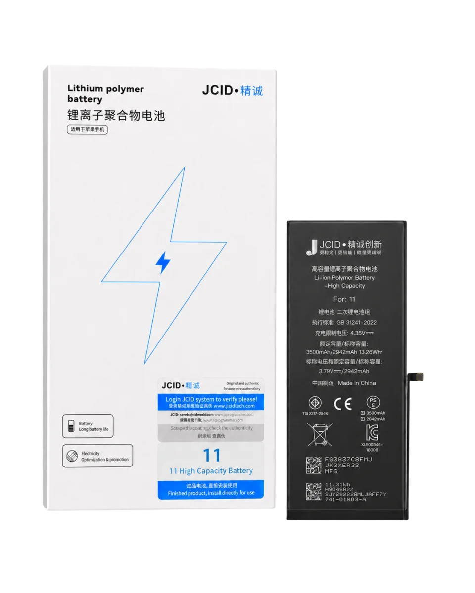 iPhone 11 JCID Yüksek Kapasiteli Batarya (3500 mAh) USE — galeri küçük resim 1