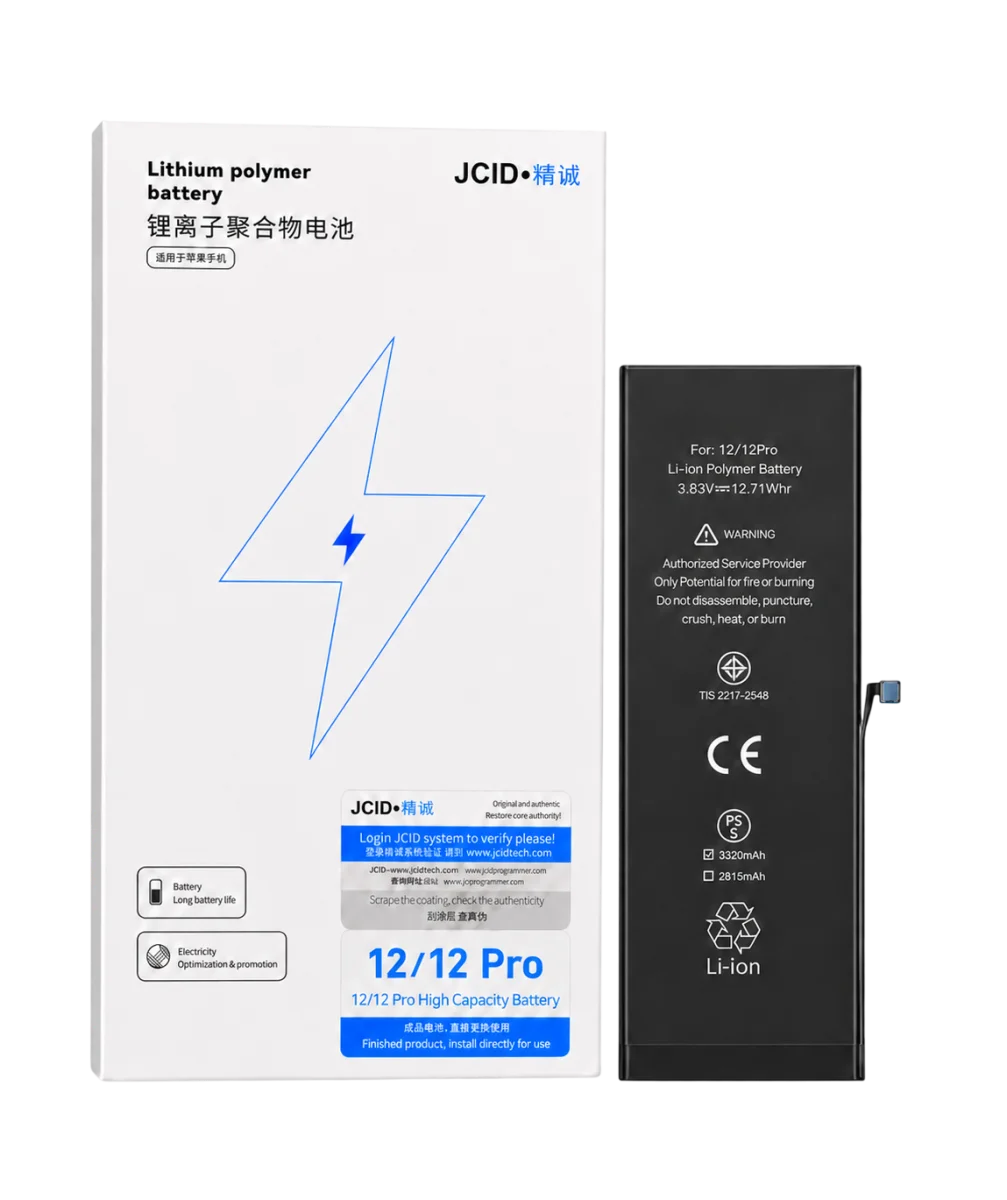 iPhone 12 / 12 Pro JCID Yüksek Kapasiteli Batarya (3320 mAh) USE