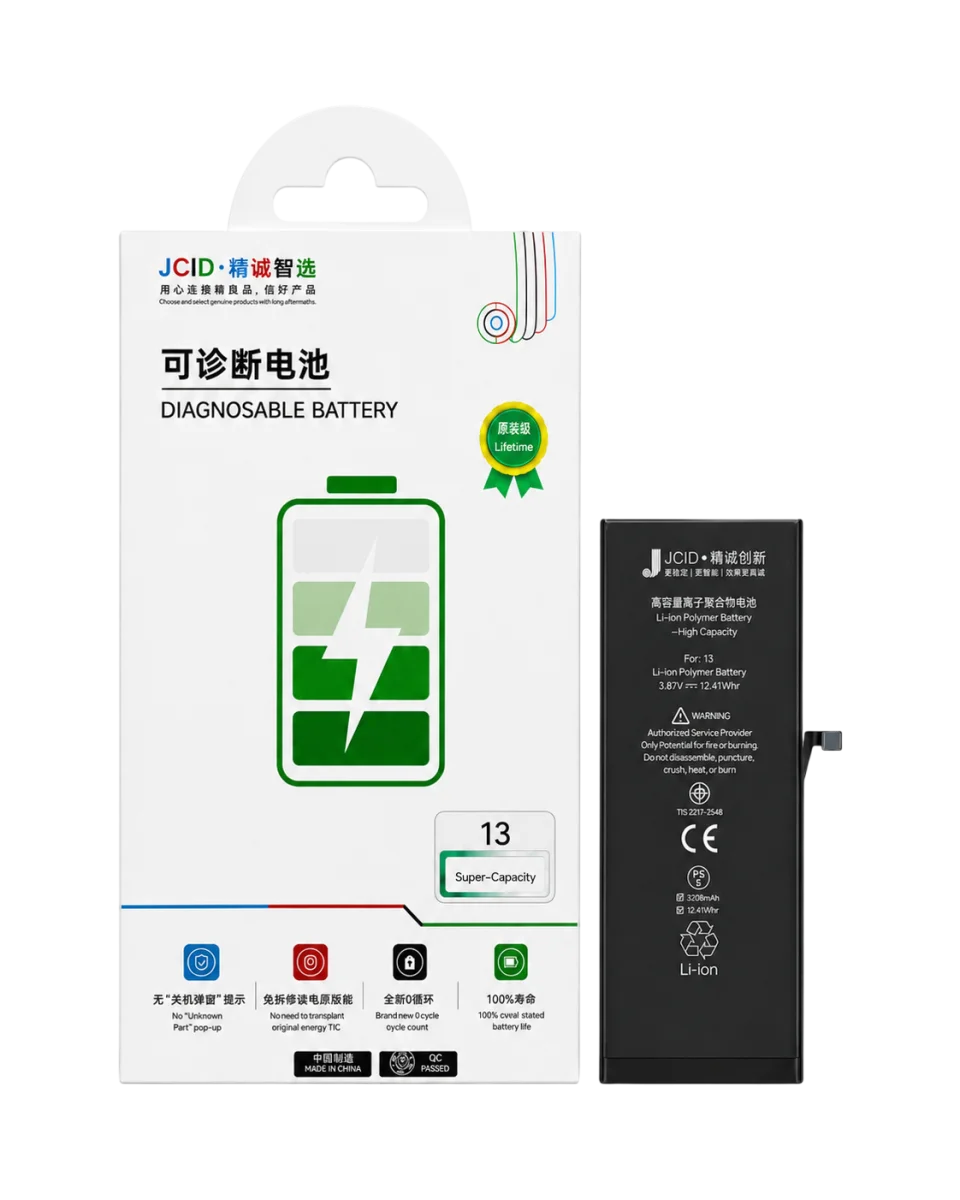 iPhone 13 JCID Yüksek Kapasiteli Batarya (3500 mAh) Orijinal