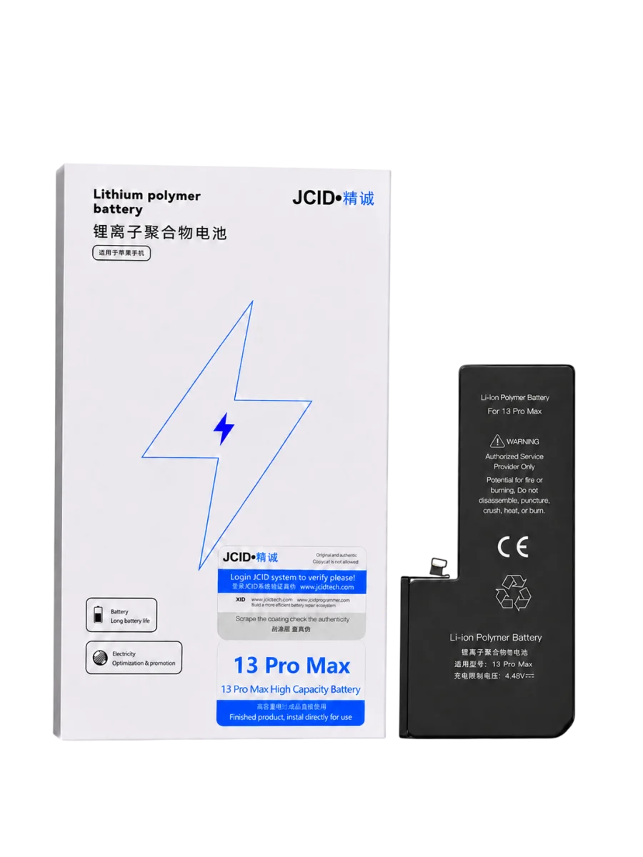 iPhone 13 Pro Max JCID Yüksek Kapasiteli Batarya (4790 mAh) USE — galeri küçük resim 1