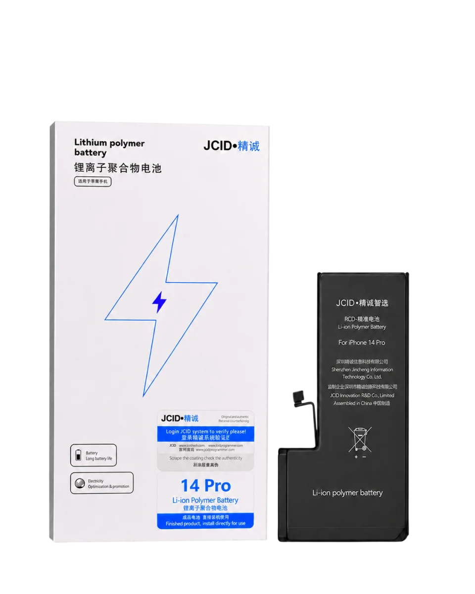 iPhone 14 Pro JCID Yüksek Kapasiteli Batarya (3410 mAh) USE — galeri küçük resim 1