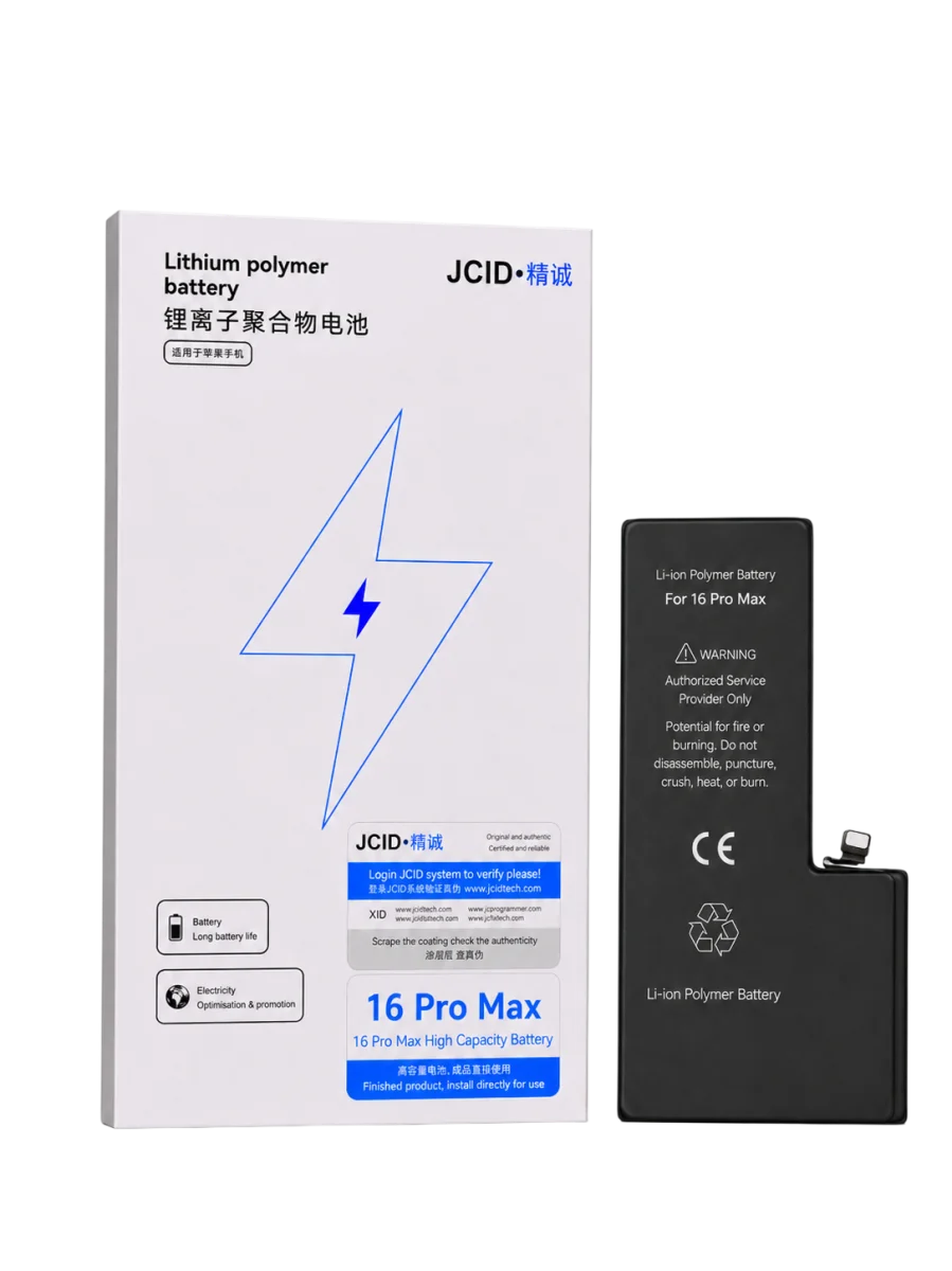 iPhone 16 Pro Max JCID Yüksek Kapasiteli Batarya (4685 mAh) USE — galeri küçük resim 1