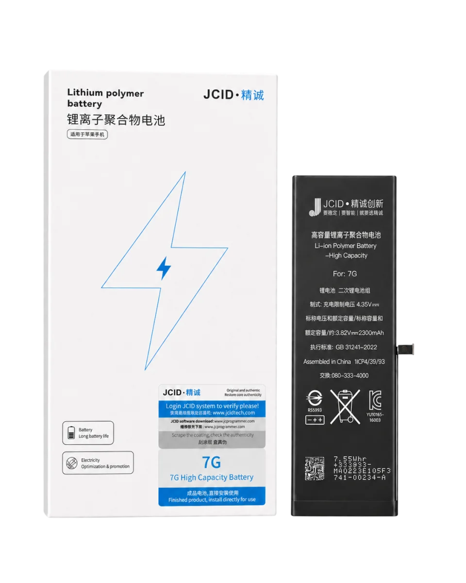 iPhone 7 JCID Yüksek Kapasiteli Batarya (2300 mAh)