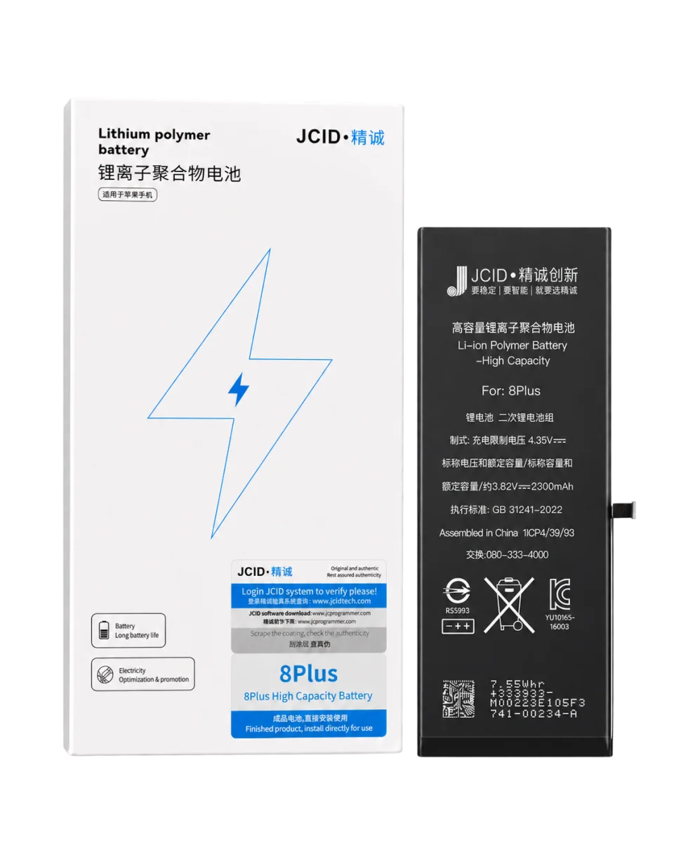 iPhone 8 Plus JCID Yüksek Kapasiteli Batarya (3500 mAh)